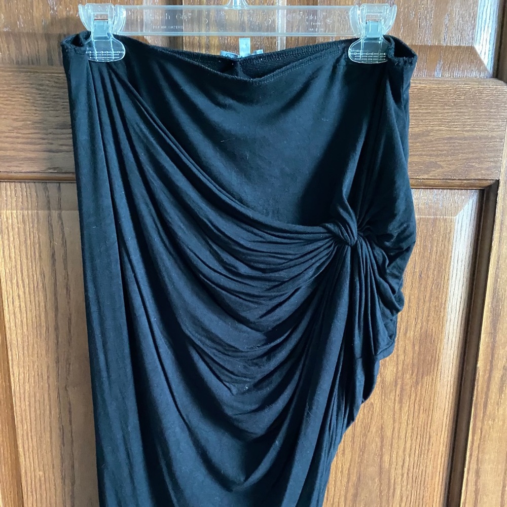 Ruched Asymmetrical Skirt